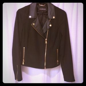 Moto Jacket (Minus The Leather). Size M.
